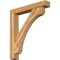Ekena Millwork Legacy Block Rough Sawn Bracket w/ Offset Brace, Western Red Cedar, 6"W x 36"D x 40"H BKT0604X36X40LEC05RWR - alternate 1